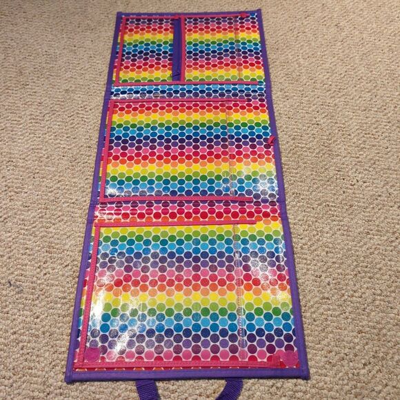 Lisa Frank TIKANNI HUSKY Trifold Portfolio Storage Case Folder School Art Travel - Picture 4 of 10